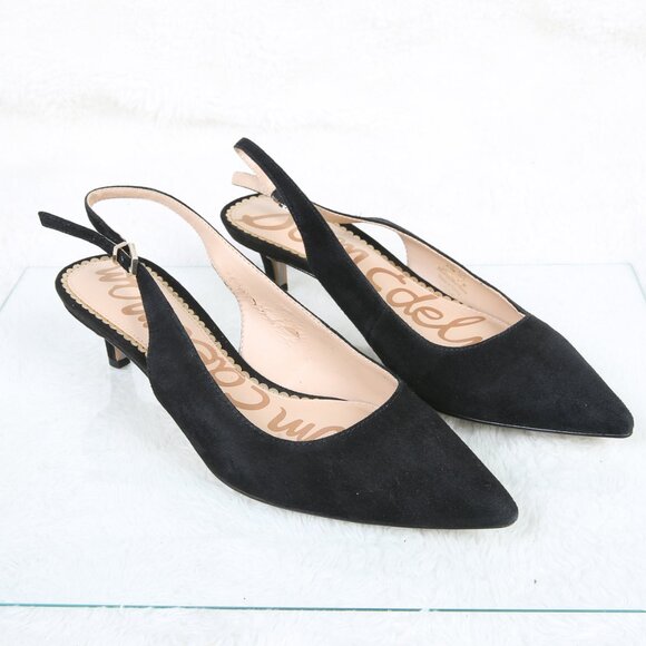 Sam Edelman Shoes - Sam Edelman Black Slingback Heels